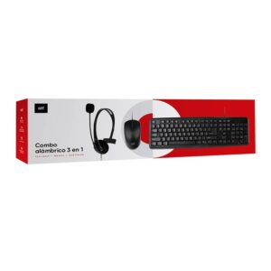 Combo Alámbrico STF 3 en 1 Negro
